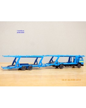 WIKING 27580, camion et remorque porte voitures    MERCEDES BENZ   1622  Neuf  BO  1/87  HO