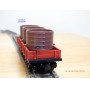 MANTUA 723 020, wagon plat ancien à bogies avec citernes Pennsylvania PRR  neuf  BO