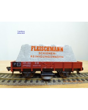 Fleischmann 5569,  wagon nettoyeur de voie type Kklmmo490  DB  neuf   BO