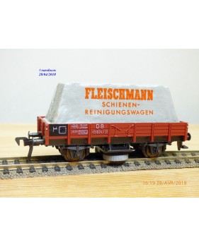 Fleischmann 5569,  wagon nettoyeur de voie type Kklmmo490  DB  neuf   BO