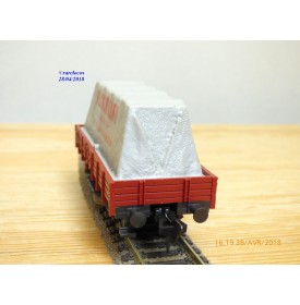 Fleischmann 5569,  wagon nettoyeur de voie type Kklmmo490  DB  neuf   BO