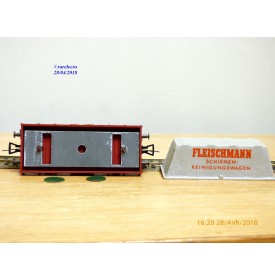 Fleischmann 5569,  wagon nettoyeur de voie type Kklmmo490  DB  neuf   BO