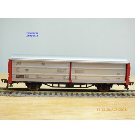 FLEISCHMANN 5335,  wagon couvert à parois coulissantes  type Hbis DB  neuf   BO