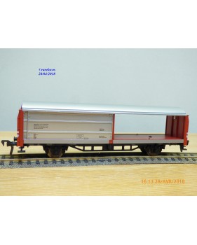 FLEISCHMANN 5335,  wagon couvert à parois coulissantes  type Hbis DB  neuf   BO