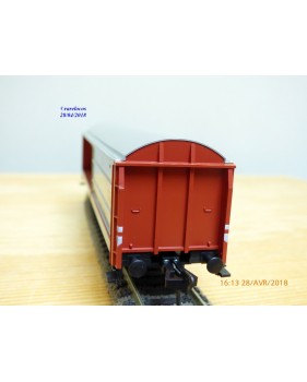 FLEISCHMANN 5335,  wagon couvert à parois coulissantes  type Hbis DB  neuf   BO