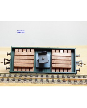FLEISCHMANN 5201, wagon plat  avec support de flêche de grue    DB   neuf   BO