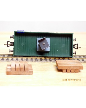 FLEISCHMANN 5201, wagon plat  avec support de flêche de grue    DB   neuf   BO