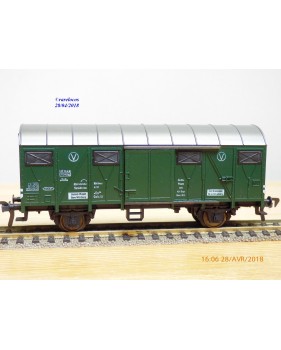 FLEISCHMANN 5339,  wagon atelier couvert  type Grs 204     DB  neuf   BO
