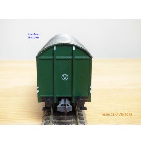 FLEISCHMANN 5339,  wagon atelier couvert  type Grs 204     DB  neuf   BO