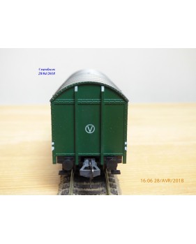 FLEISCHMANN 5339,  wagon atelier couvert  type Grs 204     DB  neuf   BO
