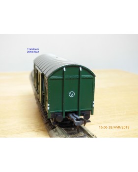 FLEISCHMANN 5339,  wagon atelier couvert  type Grs 204     DB  neuf   BO