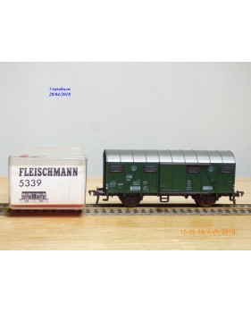 FLEISCHMANN 5339,  wagon atelier couvert  type Grs 204     DB  neuf   BO
