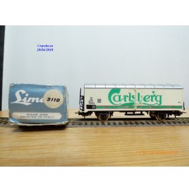 LIMA véro  3110,  wagon couvert CARLSBERG   DSB   BO