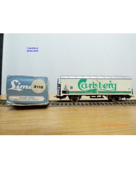 LIMA véro  3110,  wagon couvert CARLSBERG   DSB   BO