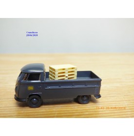 BREKINA  32921, camionnette  plateau  VOLKSWAGEN  KOMBI    DB   neuf  BO  1/87 ème HO 