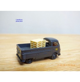 BREKINA  32921, camionnette  plateau  VOLKSWAGEN  KOMBI    DB   neuf  BO  1/87 ème HO 