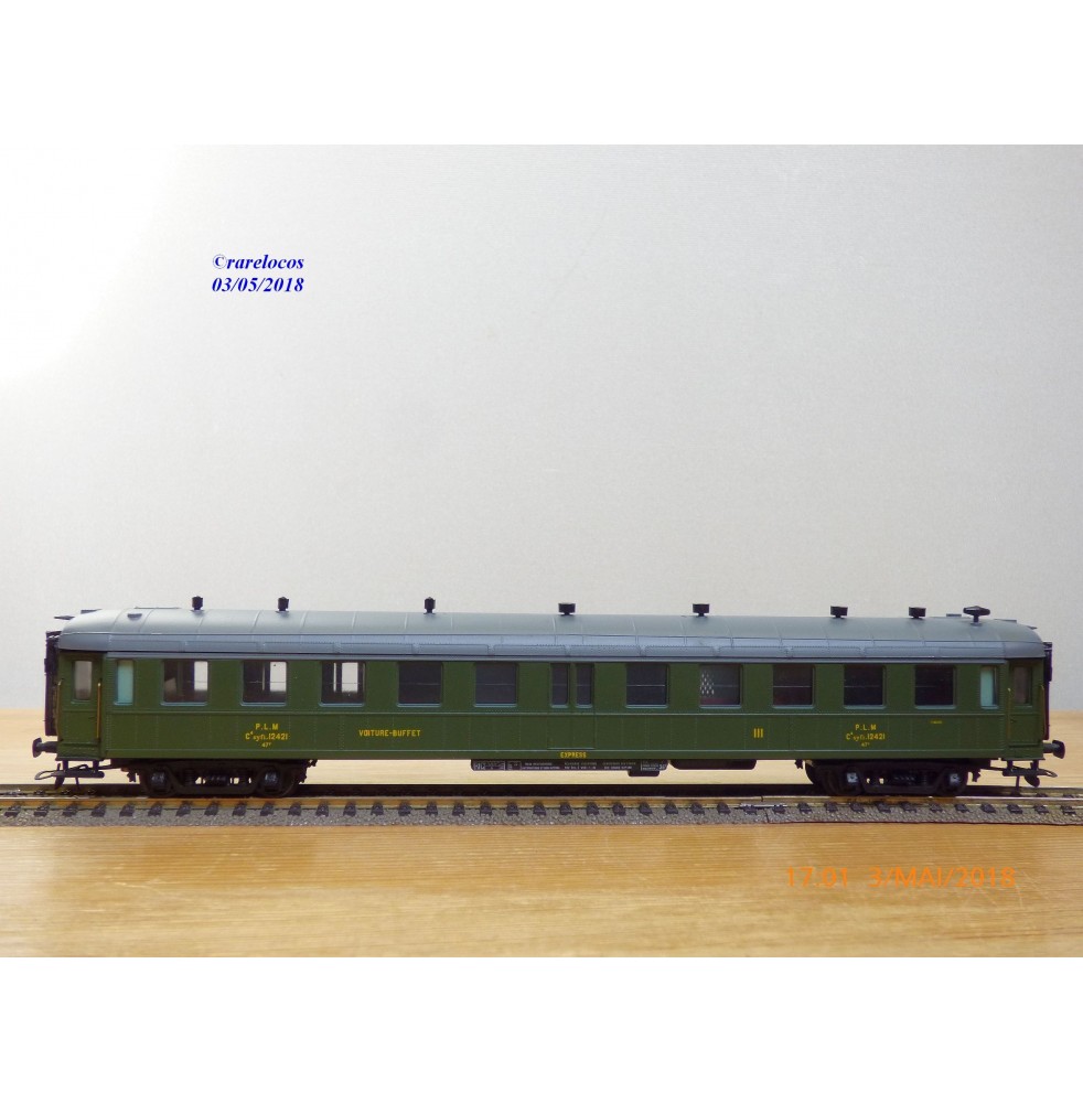 France Trains  260 ,  voiture mixte 3 Cl./buffet DYLE et BACALAN  type C 4 syfi  PLM  neuf   