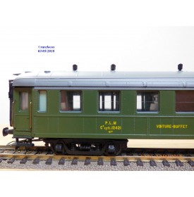 France Trains  260 ,  voiture mixte 3 Cl./buffet DYLE et BACALAN  type C 4 syfi  PLM  neuf   