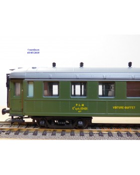 France Trains  260 ,  voiture mixte 3 Cl./buffet DYLE et BACALAN  type C 4 syfi  PLM  neuf   