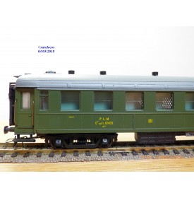 France Trains  260 ,  voiture mixte 3 Cl./buffet DYLE et BACALAN  type C 4 syfi  PLM  neuf   