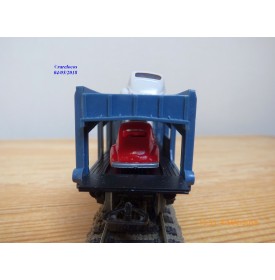 JOUEF  M654, wagon porte autos type Hzf  chargé de 6 voitures   SNCF  neuf   BO