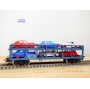 JOUEF  M654, wagon porte autos type Hzf  chargé de 6 voitures   SNCF  neuf   BO