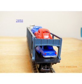 JOUEF  M654, wagon porte autos type Hzf  chargé de 6 voitures   SNCF  neuf   BO