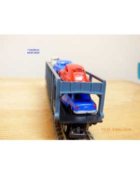 JOUEF  M654, wagon porte autos type Hzf  chargé de 6 voitures   SNCF  neuf   BO