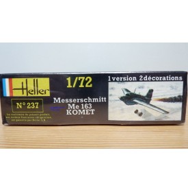 HELLER  237 MESSERSCHMITT Me 163 Komet   BO 1/72 