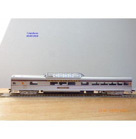 IHC  47747, voiture grandes lignes ( corrugated side Vista Dome  ) " Catenary View "   PRR   neuf   BO 