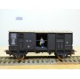 POCHER 305 / 2, rare wagon couvert type F avec personnage   FS  neuf   BO