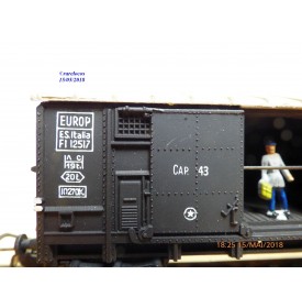 POCHER 305 / 2, rare wagon couvert type F avec personnage   FS  neuf   BO