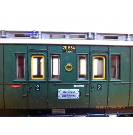   FLEISCHMANN 5085, voiture à guérite  type Gas 12701  2 Kl.    KPEV    BO