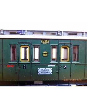   FLEISCHMANN 5085, voiture à guérite  type Gas 12701  2 Kl.    KPEV    BO