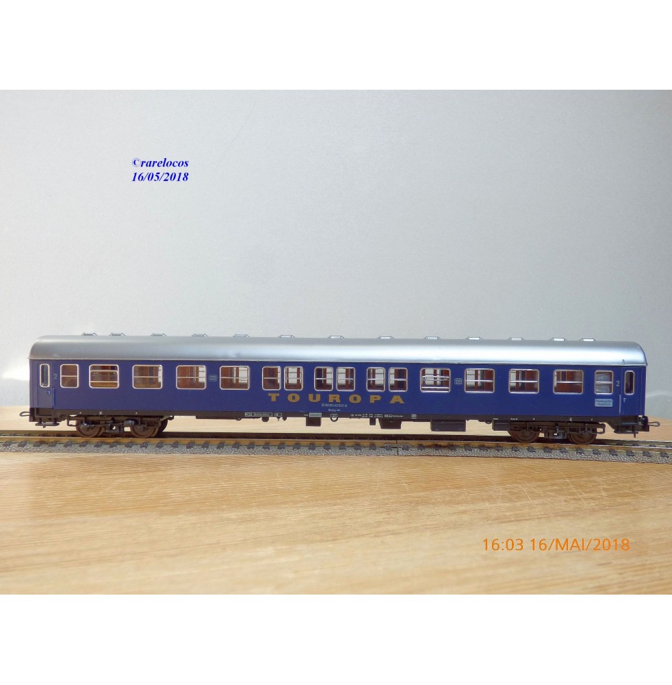 RÖWA ????, voiture couchettes de 2 ème classe   type Bctüm 256  TOUROPA   DB  BO