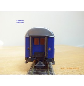 RÖWA 2304 wagon plat chargé de 2 conteneurs LESAGE  DB BO 