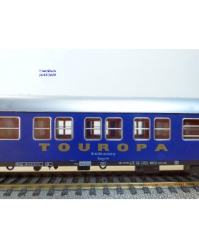 RÖWA ????, voiture couchettes de 2 ème classe   type Bctüm 256  TOUROPA   DB  BO