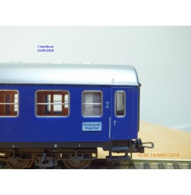 RÖWA ????, voiture couchettes de 2 ème classe   type Bctüm 256  TOUROPA   DB  BO