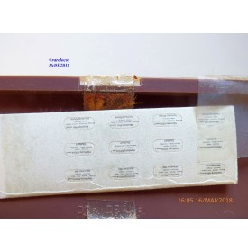 RÖWA 2304 wagon plat chargé de 2 conteneurs LESAGE  DB BO 