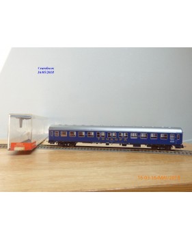 RÖWA 2304 wagon plat chargé de 2 conteneurs LESAGE  DB BO 