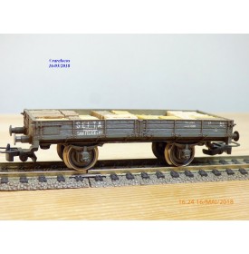 RIVAROSSI  2085,  wagon plat  type P  SEFTA  