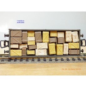 RIVAROSSI  2085,  wagon plat  type P  SEFTA  