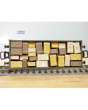RIVAROSSI  2085,  wagon plat  type P  SEFTA  