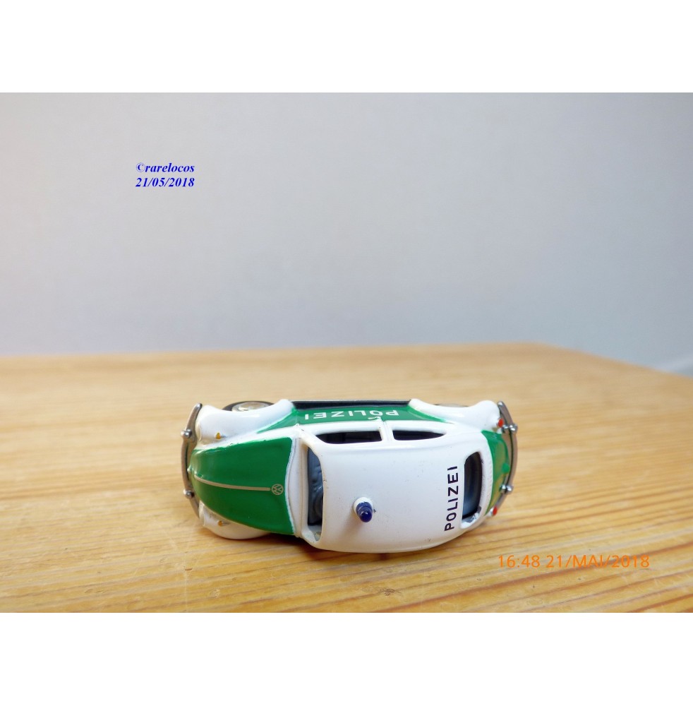 Voiture Miniature VW Coccinelle Police Allemande – Solido 1/17 – Polizei – Occasion