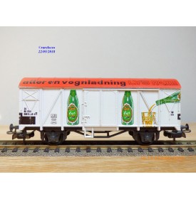 LILIPUT 235 61, wagon couvert type Gklm  FAXE   DSB   BO