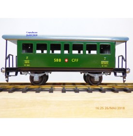 BUCO 8683 . 2, voiture de 2/3 ème classe  SBB  BO