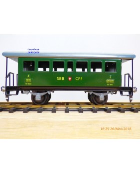 BUCO 8683 . 2, voiture de 2/3 ème classe  SBB  BO
