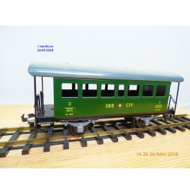 BUCO 8683 . 2, voiture de 2/3 ème classe  SBB  