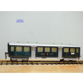 HAG Voiture allégée de 3 ème classe type C40 SBB 