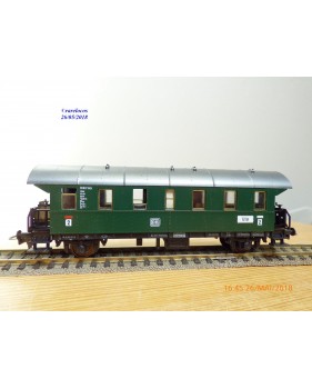 FLEISCHMANN 1554, voiture  2 Kl. type  Blwe  Donnerbuchsen   DB  neuf   BO 